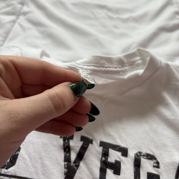 Vintage Las Vegas City Of Sin T Shirt Adult Size XL White Short Sleeve Nevada - Picture 6 of 7